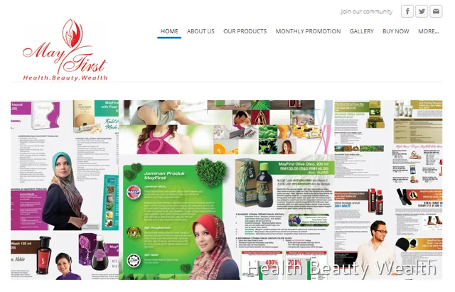 Participant website